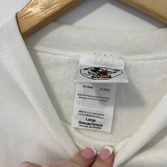 Disney World Newport Bay Club Oversize Sweatshirt Size Large - Picture 3 of 5